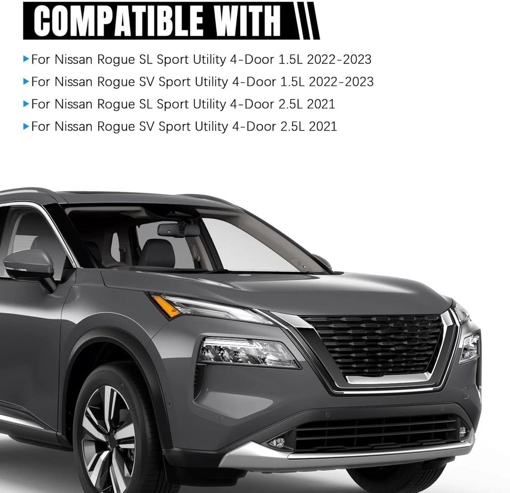 Headlight Headlamp Chrome LED for Nissan Rogue SL|SV (2021–2023) Right Side