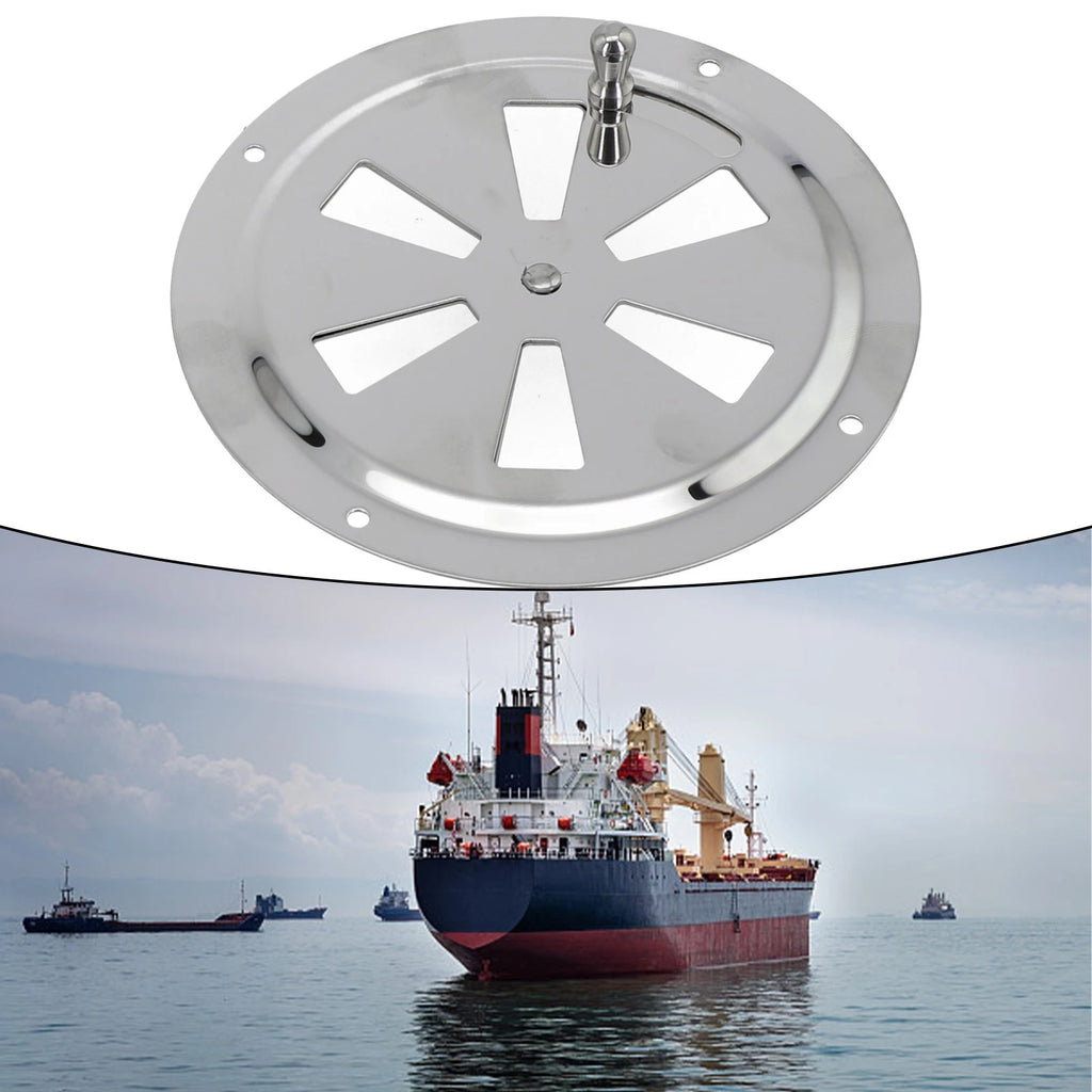 Stainless Steel Marine Air Vent for Boat (Round Louvered)