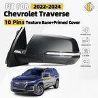 Side Mirror for Chevy Traverse (2022–2024) W/Camera, BSD, Turn Signal, 10 Pin Left