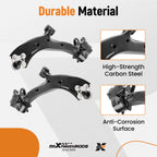 2X Front Lower Control Arms with Ball Joints for Honda CR-V (2007–2011)