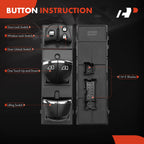 Front Left Power Window Switch for Nissan Maxima (2016-2022)