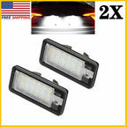 2X CANbus White LED License Plate Light for Audi A3 A4 A5 A6 A8 Q7 S3 RS4