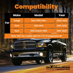 Lifted Shock Pair for Ram 1500 (2009–2018) 4WD 5.5-7.5" Lift 54mm Body