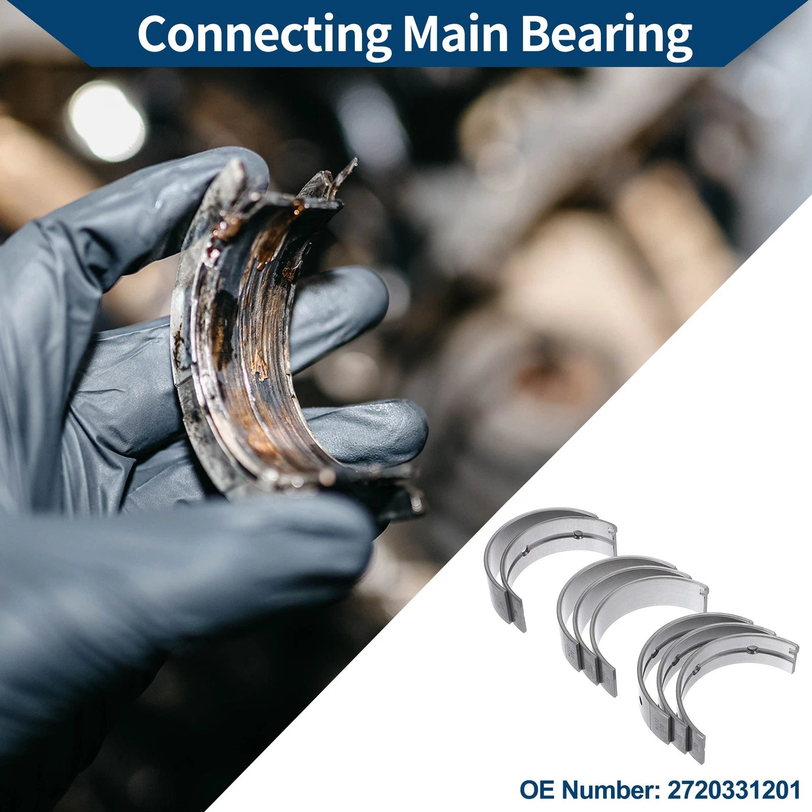 Main Bearing Set No. 2720331201 for Mercedes-Benz C230 (2006–2009)