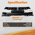 Flippable Gooseneck Hitch for Silverado/Sierra 2500HD 3500HD (2020-2025)