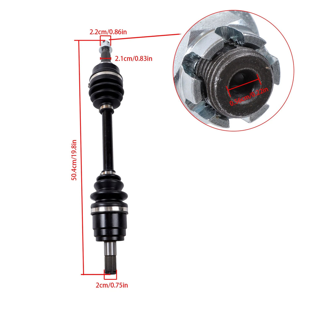 Front Left CV Axle Drive Shaft for Honda Foreman 500 (2005â2016)