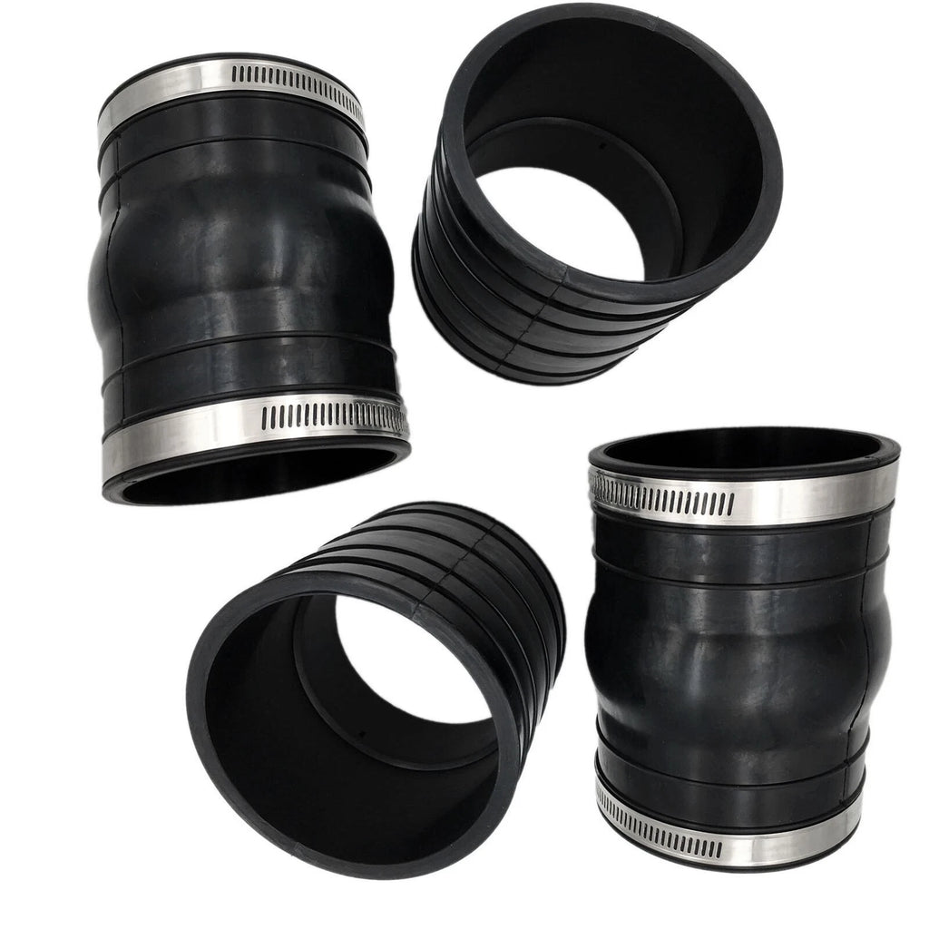 4X Rubber Coupler 3863450 3852696 for OMC Volvo Penta 4.3L 5.0L 5.7L (1990–2023)