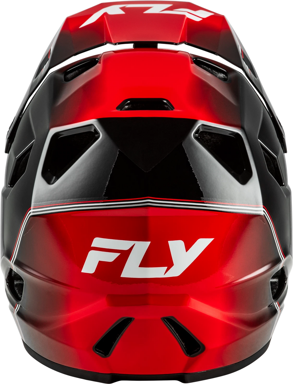Fly Racing Rayce Repeat Full-Face Helmet for Bicycle (2024) - Large Black/Red