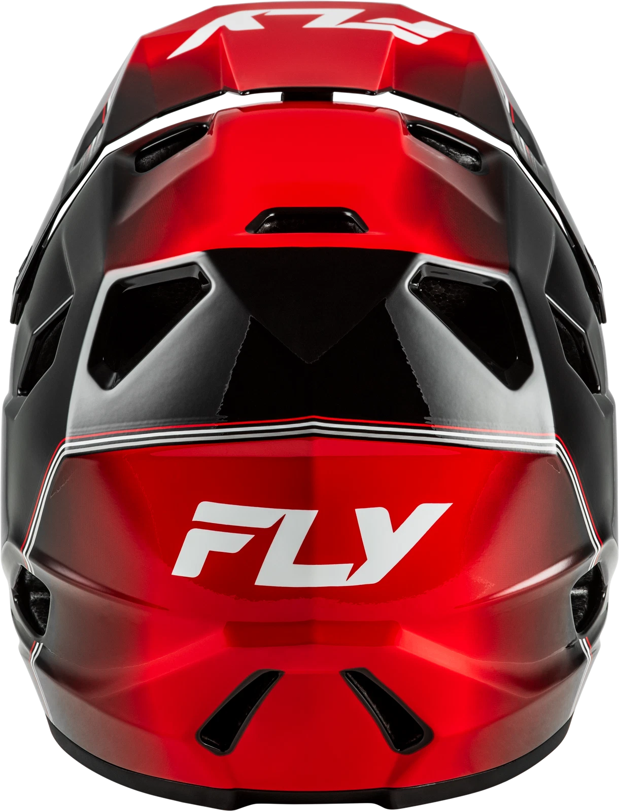 Fly Racing Rayce Repeat Full-Face Helmet for Bicycle (2024) - Large Black/Red
