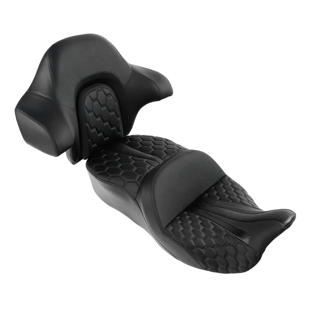 Gel Seat Backrest for Harley Street Road Glide (2014–2023)