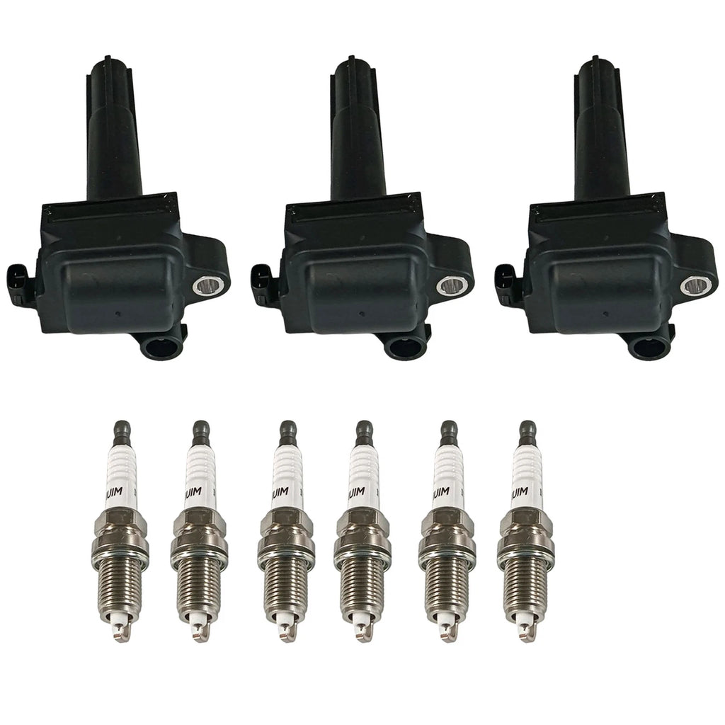 3X Ignition Coil & Spark Plugs for Toyota Avalon Camry Sienna (1995–2005)