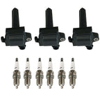 3X Ignition Coil & Spark Plugs for Toyota Avalon Camry Sienna (1995–2005)