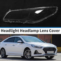 1 Pcs Headlight Lens Cover for Hyundai Sonata (2015–2017) PC Clear