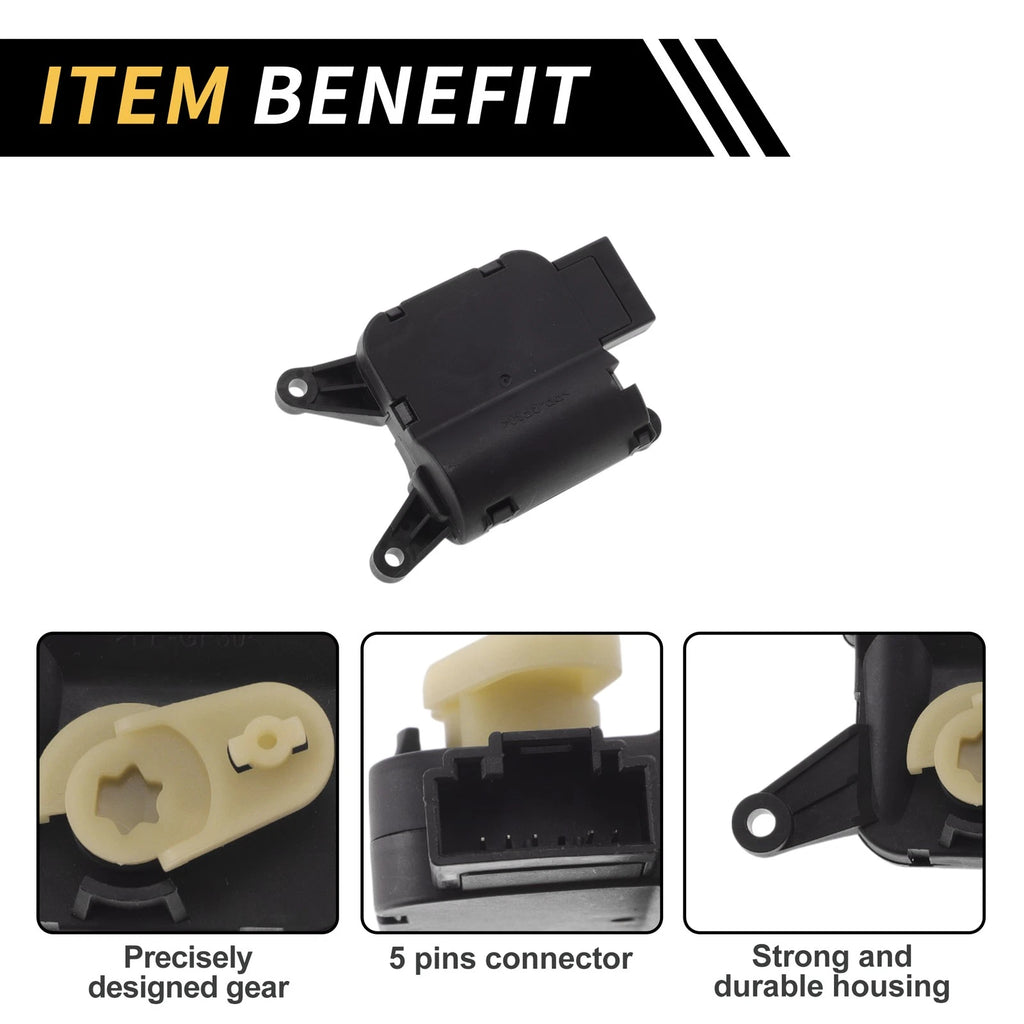 HVAC Heater Blend Door Actuator for Volkswagen Passat (2009–2012) 3C1907511A