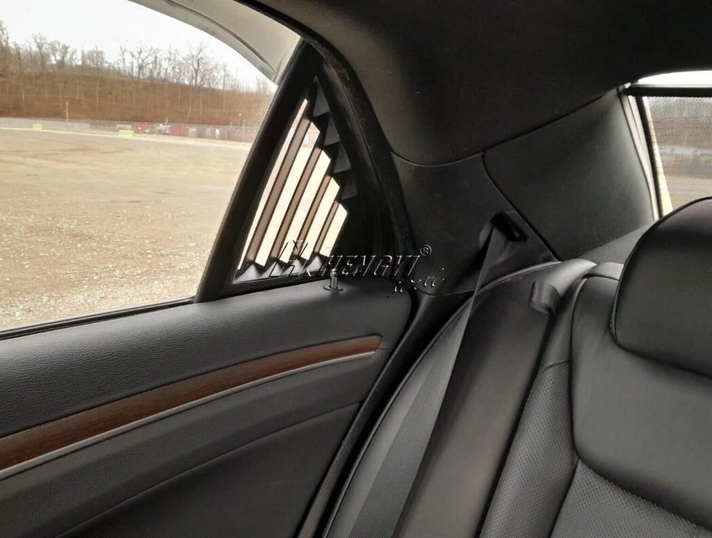 2X Carbon Look Side Window Louvers for Chrysler 300 (2011–2023)