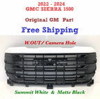 Front Upper Grille for GMC Sierra 1500 (2022–2024) #56 Summit White