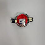 Chrome Red Medallion Concho Backrest Emblem for Harley Davidson (61400327)
