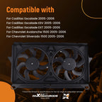 Cooling Fan for Chevy Avalanche/Silverado/GMC Sierra 1500 (2005–2007)