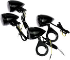 4 x 39mm Motorcycle Fork Clamp LED Turn Signal Lights for Suzuki Honda