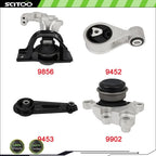 Engine Motor & Trans Mounts Set for Nissan Rogue 2.5L (2008–2013) A7370 A4351