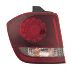 Replacement Driver Side LED Outer Tail Light Assembly w/Black Trim