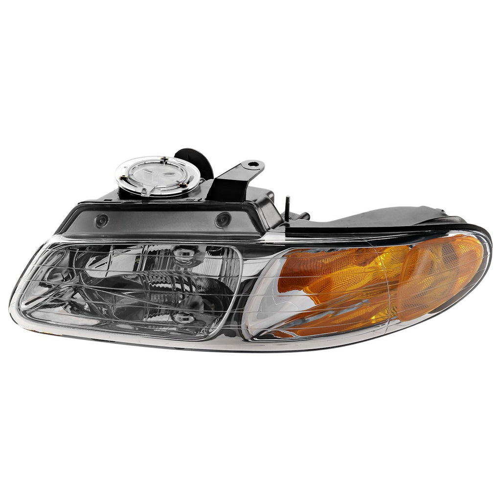 Headlight for Dodge Grand Caravan (1996–1999) Driver Side with Bulb