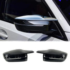 M Style Glossy Black Side Mirror Cover Caps for BMW 3 Series (2019–2023)