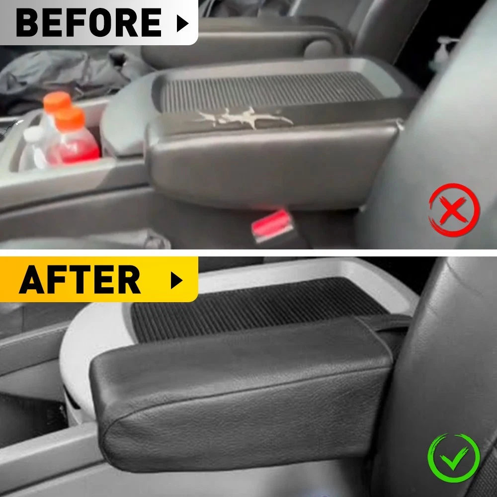 Set of 2 Front LH+RH Seat Armrest Leather Covers for Nissan Titan & Armada (2004–2015)