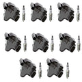 Set of 8 Ignition Coils & NGK Ruthenium Spark Plugs for H2 Sierra 1500 2500 (2002–2009)