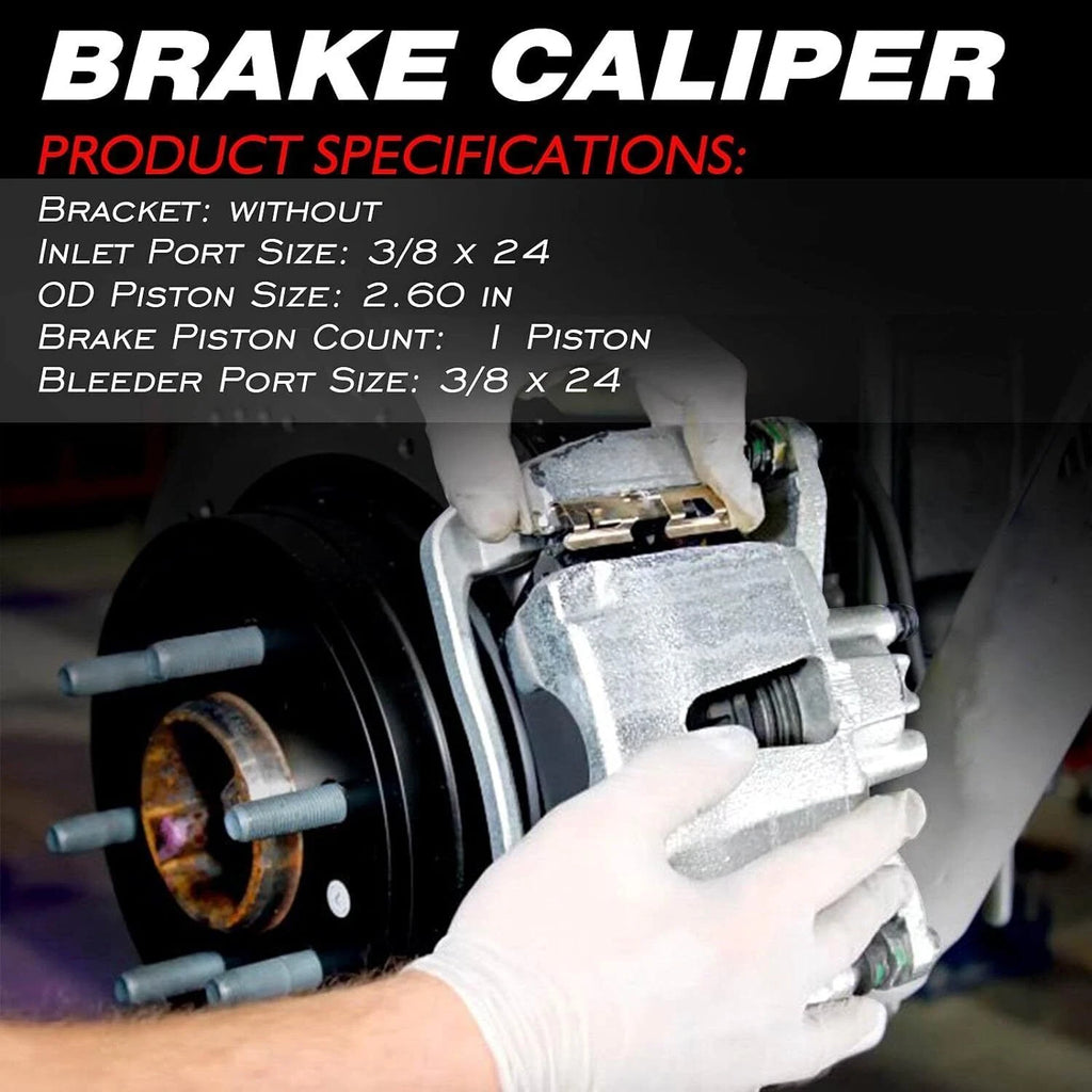 Front Right Brake Caliper 18FR983 for Jeep Wrangler L4 2.5L (1990–2002)