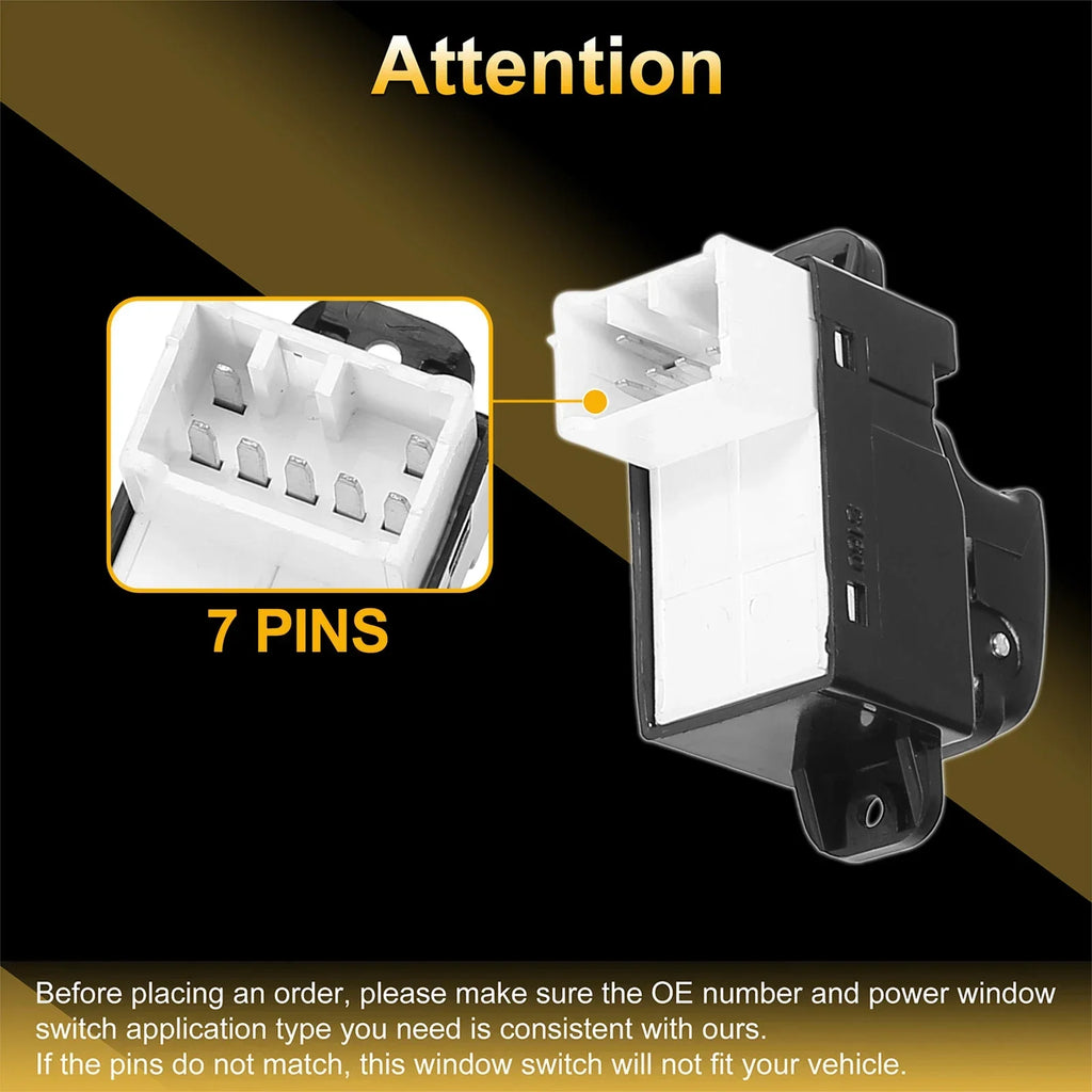 Power Window Switch for Kia Rio & Hyundai (2012-2017)