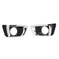 Set of 2 Front Bumper Fog Light Bezels Chrome for Subaru Forester (2014–2018)
