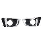 Set of 2 Front Bumper Fog Light Bezels Chrome for Subaru Forester (2014–2018)