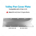 LS Gen 3 Billet Valley Pan Cover Plate for LS1 (2001–2006)