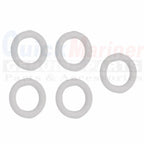 5 Plastic Drain/Fill Plug Washers for Johnson Evinrude Lower Unit (311598, 18-4248)