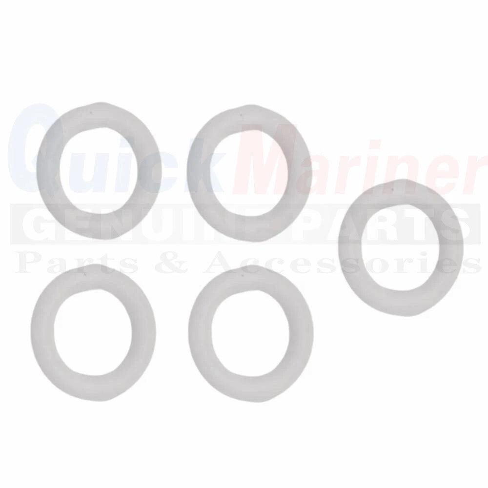 5 Plastic Drain/Fill Plug Washers for Johnson Evinrude Lower Unit (311598, 18-4248)