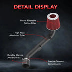 Cold Air Intake Kit for Chevrolet S10, GMC Sonoma, Isuzu Hombre (1998–2003)