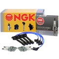 Set of 4 NGK V-Power Spark Plugs for Elantra Tiburon Spectra Sportage (L4)