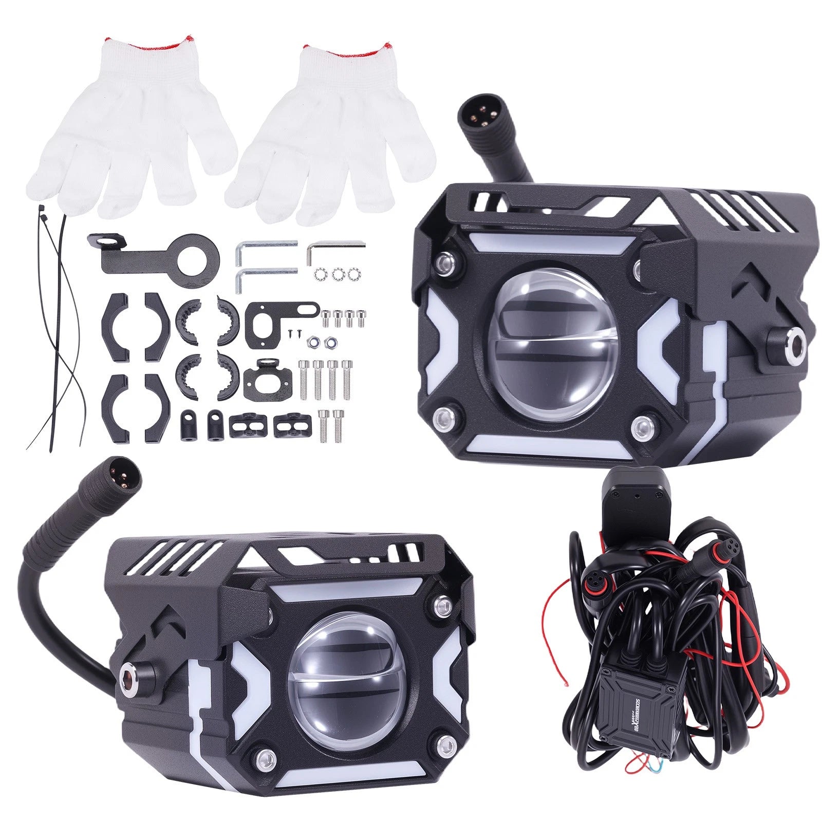 12V 80W LED Spotlight for Motorcycle ATV UTV SUV (IP67)
