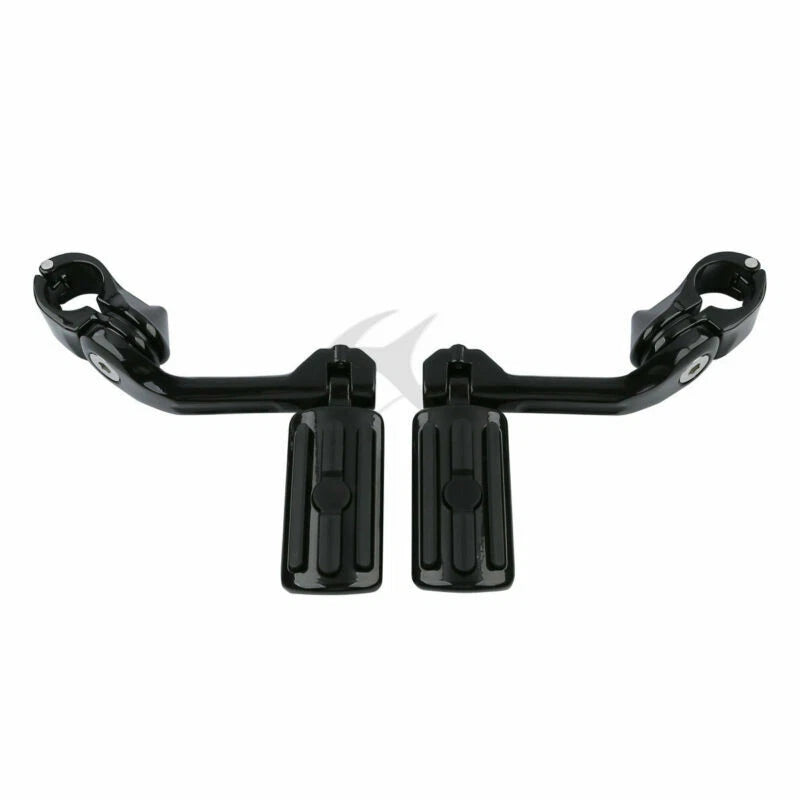 1 1/4" Long Angled Highway Bar Footpegs for Harley (Fitment Specific)