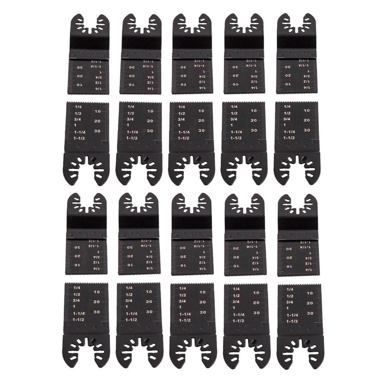 20Pcs 34mm Oscillating Saw Blades for Multi Tools (Carbon Steel)