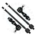 Set of 4 Front Stabilizer Bars Tie Rod Ends for Mitsubishi Outlander (2003–2006)