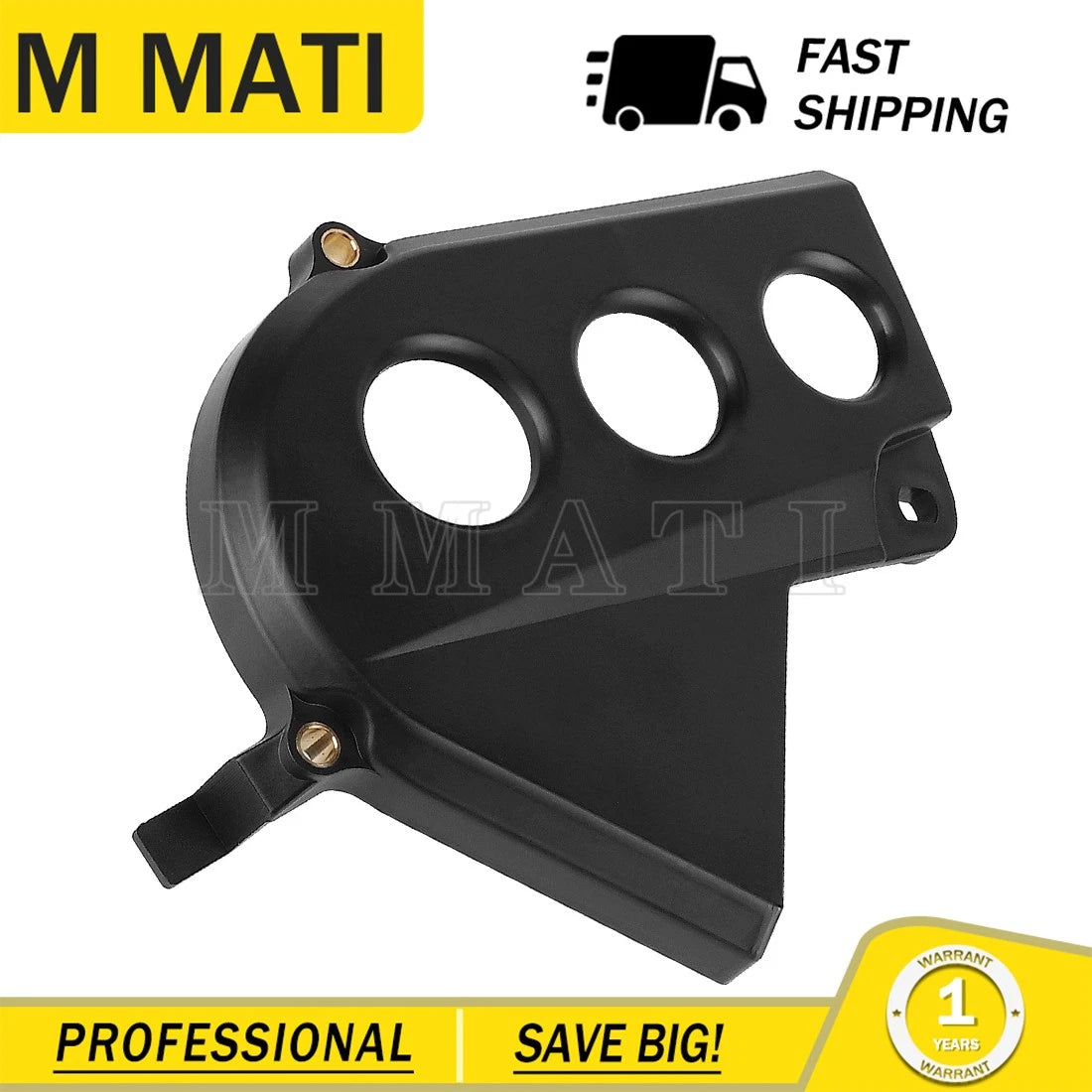 Left Plastic Crankcase Cover for Yamaha Warrior 350, Raptor 350 (1997–2006) 1UY-15421-00-00