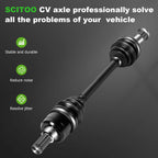 Rear CV Axle Shaft for Yamaha Grizzly 550 4x4 (2009–2011, 2014)