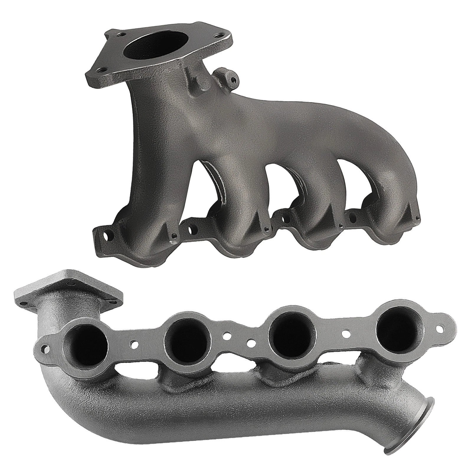 Pair Turbo Exhaust Manifold for GMC Sierra, Chevy Silverado (2000–2006)