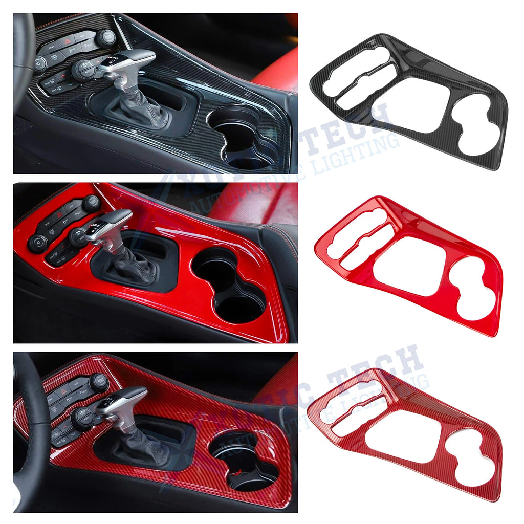 ABS Gear Shift Box Cover Frame Decor Overlay for Dodge Challenger (2015–2019)
