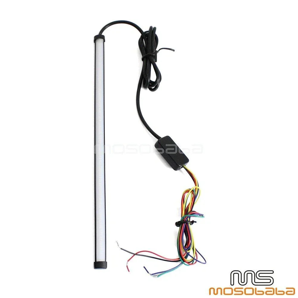 LED Tail Light Strip Tubes for Motorcycle ATV Moped Scooter Snowmobile