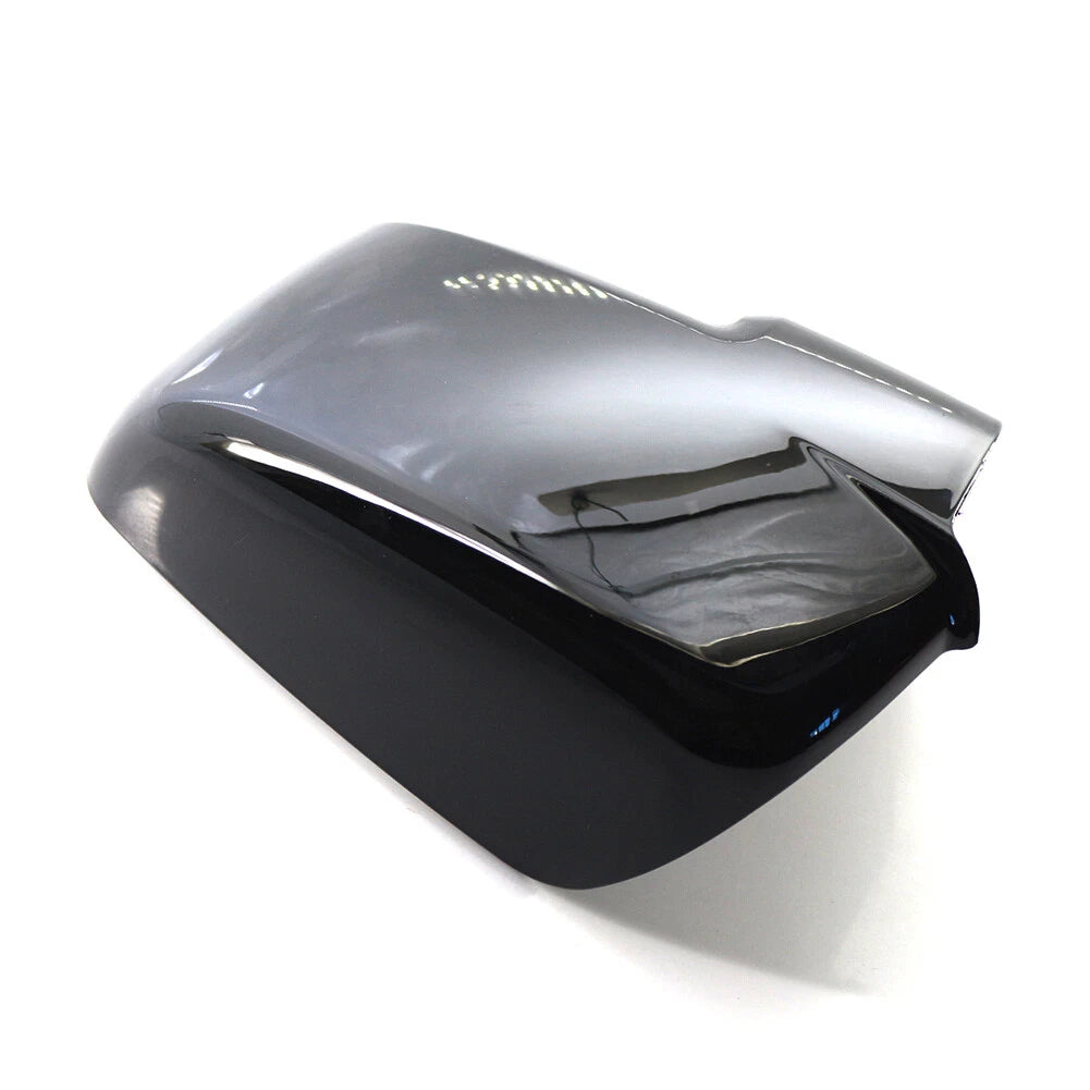 Left Black Mirror Covers with Turn Signal Cutout for Dodge Ram 1500 (2013–2018)