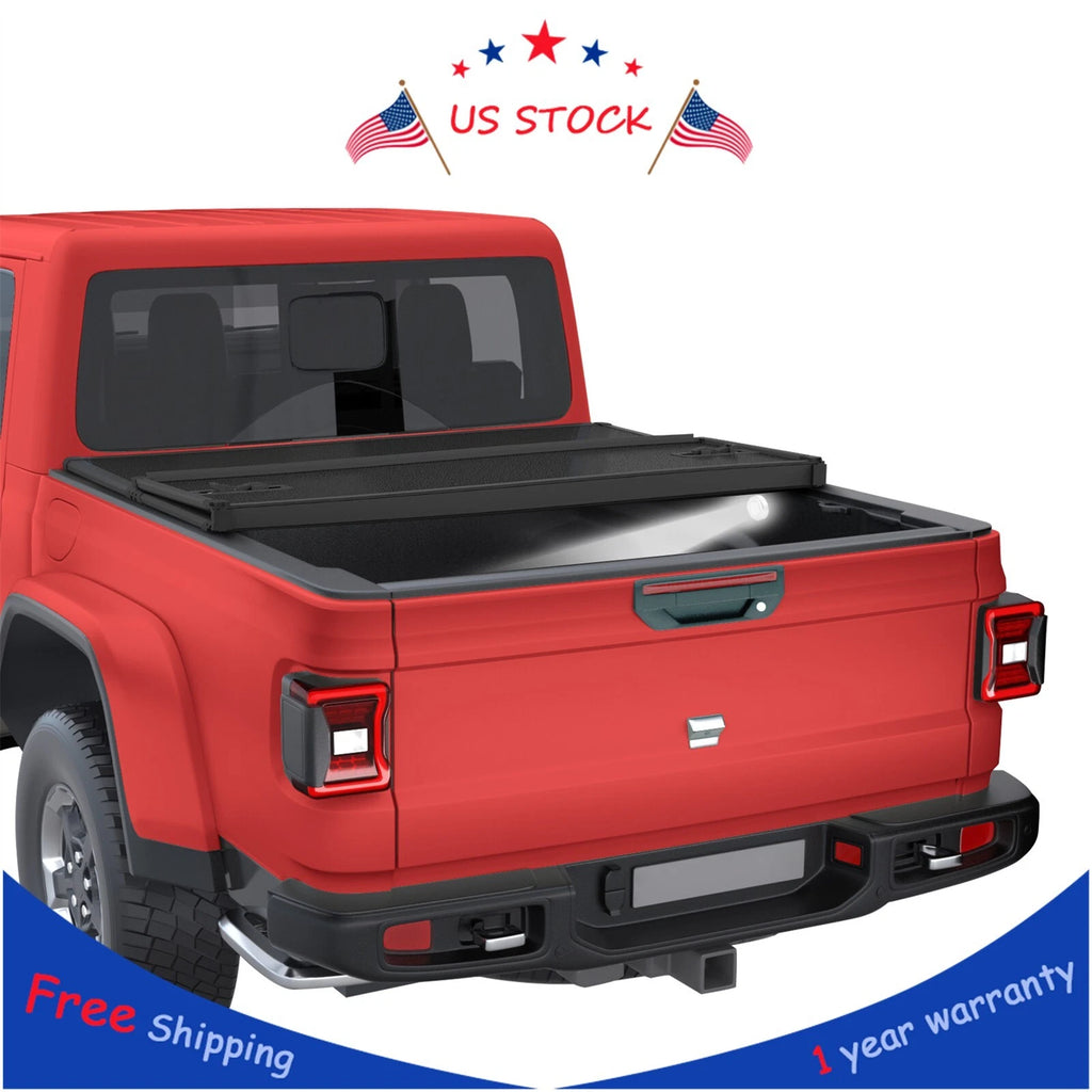Hard Tri-Fold Tonneau Cover for Jeep Gladiator JT (2020–2023) 5FT