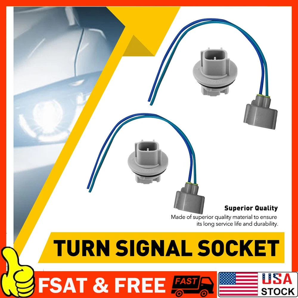 Turn Signal Socket & Connector for Toyota Tacoma (2016–2021) w/ DRL
